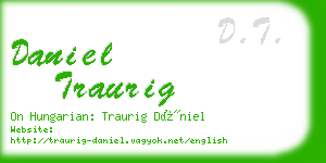 daniel traurig business card